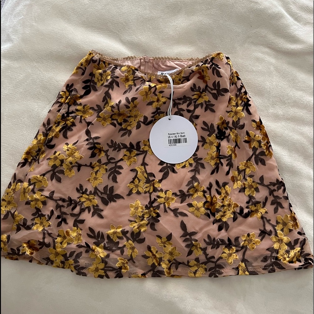 Princess Polly floral mini skirt